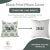 Not Yet Made - Made To Order Fabdivine Handcrafted Block Print Cushion Cover 20x20 Inch Viscose Linen-Chahat For Sale - Image 5 of 5