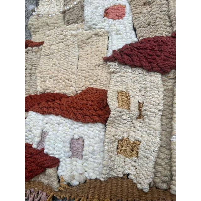 Mid-Century Brutalist Macrame Tapestry, 1950s For Sale - Image 9 of 18