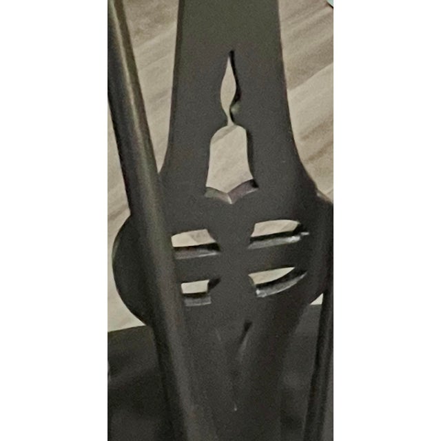 Late 19th Century Antique Windsor Style Armed Rocking Chair For Sale - Image 5 of 8