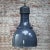 Vintage Industrial Blue Enamel Factory Pendant Light For Sale - Image 4 of 5