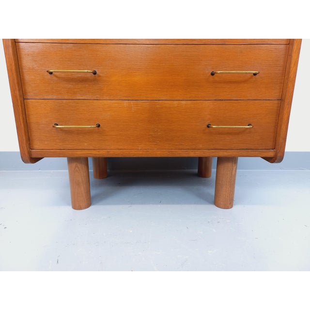 Vintage Oak Secretaire, 1960s For Sale - Image 10 of 16