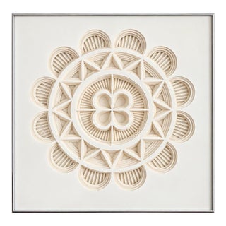 1970s Nancy Miller Hand-Cut Layered Paper Geometric Wall Art For Sale
