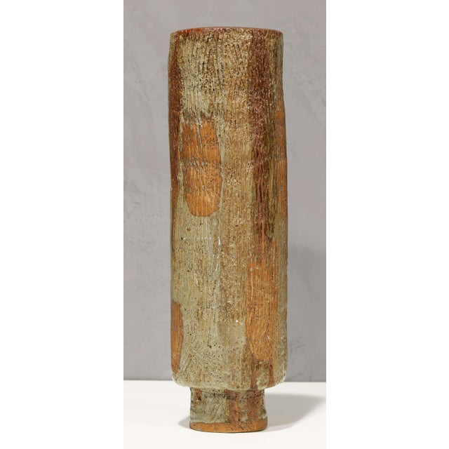 Tall Studio Pottery Vessel Illegibly Signed "Birdie", DTD 2/79 For Sale In Dallas - Image 6 of 8