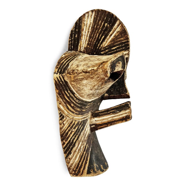 Mid 20th Century Vintage Mid 20th Century Songye Mask For Sale - Image 5 of 10