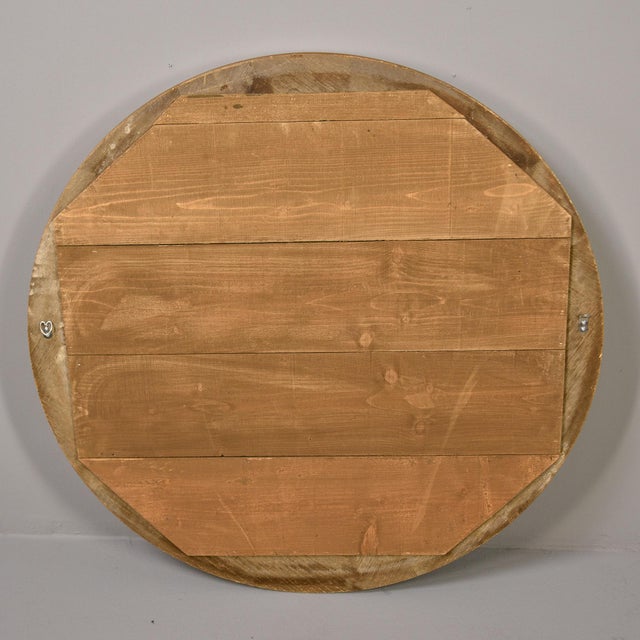 Large Round Louis Philippe Silverleaf Mirror For Sale - Image 10 of 10