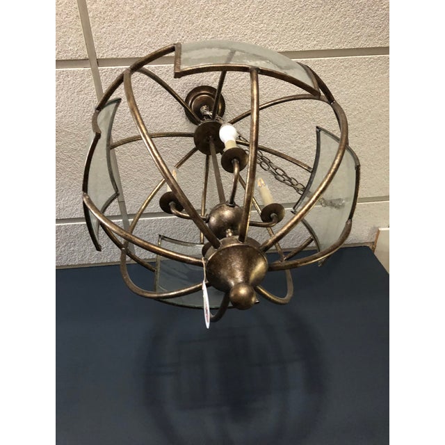 Bronze Currey and Company Broxton Bronze Orb Chandelier For Sale - Image 8 of 8