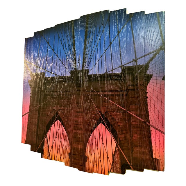 Contemporary Hugo Garcia-Urrutia, I Am Back in the NYC Groove, Mixed Media Photograph on Wood, 2023 For Sale - Image 3 of 6