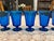 Vintage Electric Blue by Independence Glass - Iced Tea or Anything Goblets - Set of 6 For Sale - Image 4 of 8
