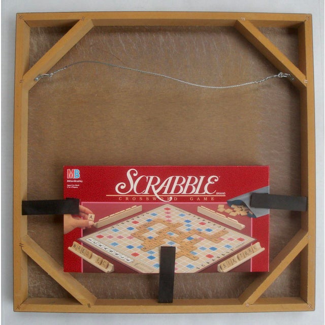 Framed Wall Hanging Scrabble Board Game Chairish