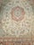 Vintage Turkish Oushak Rug, Hand-Knotted Geometric Pattern, Ivory & Brick Red, 12' X 14' For Sale In Chicago - Image 6 of 13