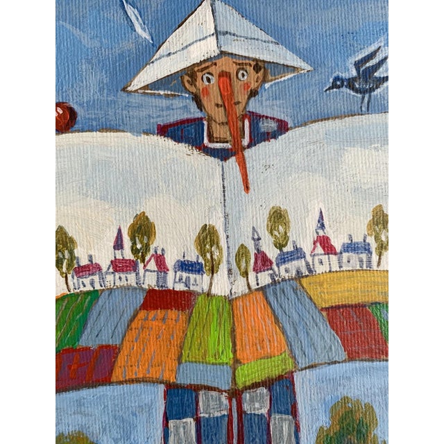 Mikolaj Malesza, Pinocchio, Acrylic on Canvas, 2020 For Sale - Image 4 of 6