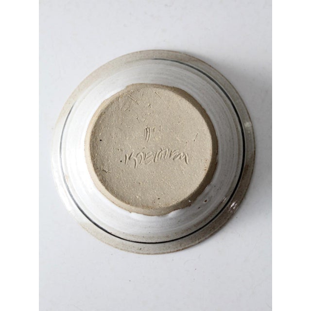 Ceramic Vintage Studio Pottery Bowl For Sale - Image 7 of 8