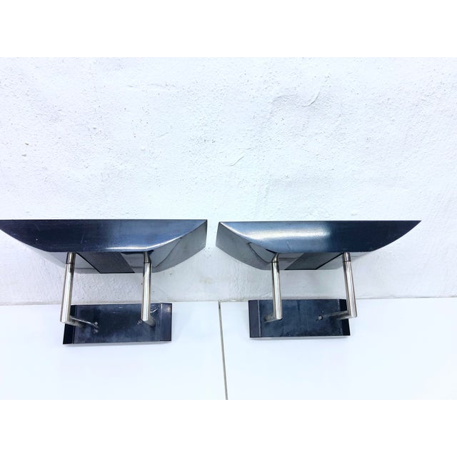 Vintage Halogen Wall Lamps by Fratelli Martini, 1980s, Set of 2 For Sale - Image 16 of 16