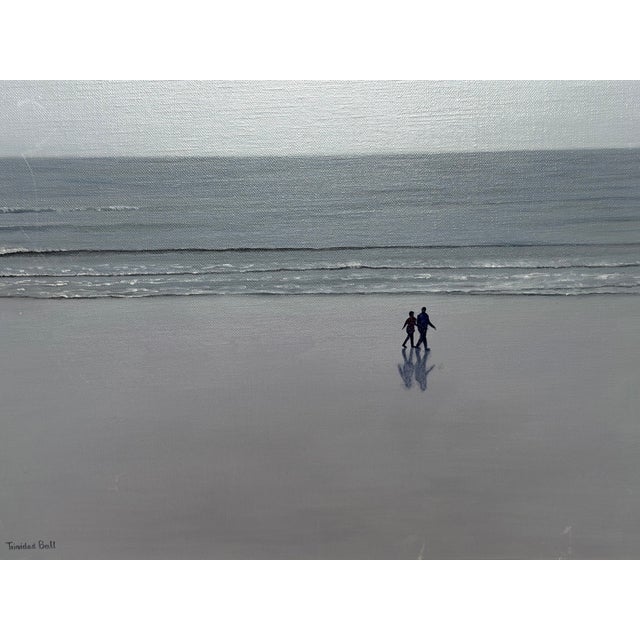 2010s Trinidad Ball British Contemporary Coastal Landscape Oil Painting, Together, 2012 For Sale - Image 5 of 18