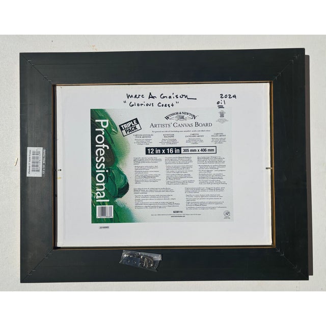 Marc Graison Contemporary Impressionist Plein Air Oil Painting, Framed