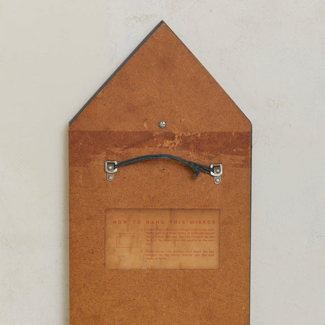 Metal Italian Star Motif Wall Mirror with Beveled Edge, 1960s - 3 Available For Sale - Image 7 of 7