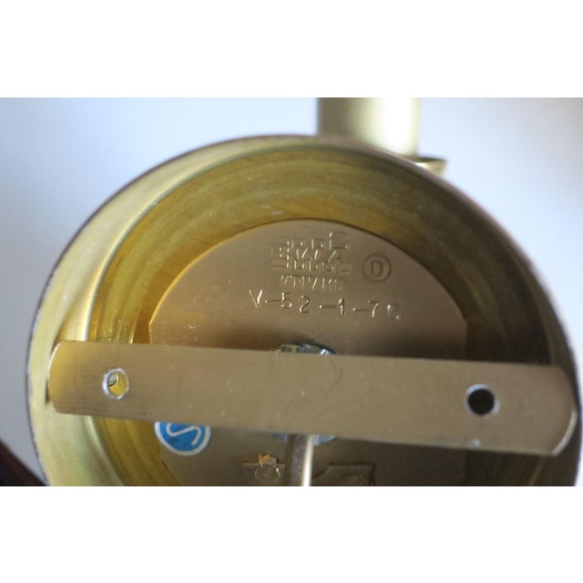 Metal Vintage Swedish Wall Lights in Brass and Glass by C. E. Fors for Ewa Värnamo, Set of 2 For Sale - Image 7 of 10