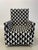 Early 20th Century Black & White Hand Beaded African Chair For Sale - Image 4 of 16