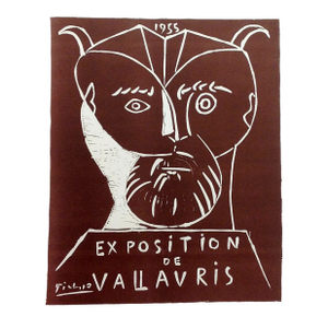 Picasso Lithograph 75 Expo Vallauris 1955