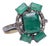 1990s Emerald and Diamond Ring, , Size 8.25 For Sale