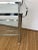 Vintage Mid-Century Glass and Chrome Bar Cart For Sale - Image 4 of 6