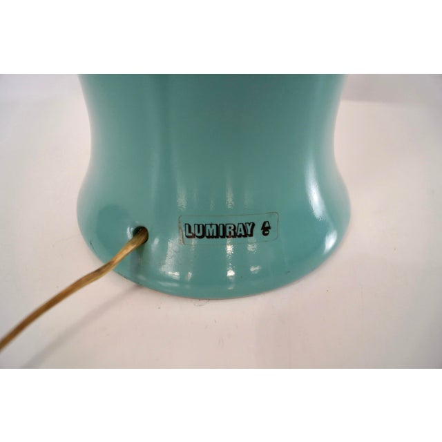 1960’s Mid-Century Modern Table Lamp by Lumiray For Sale - Image 12 of 12