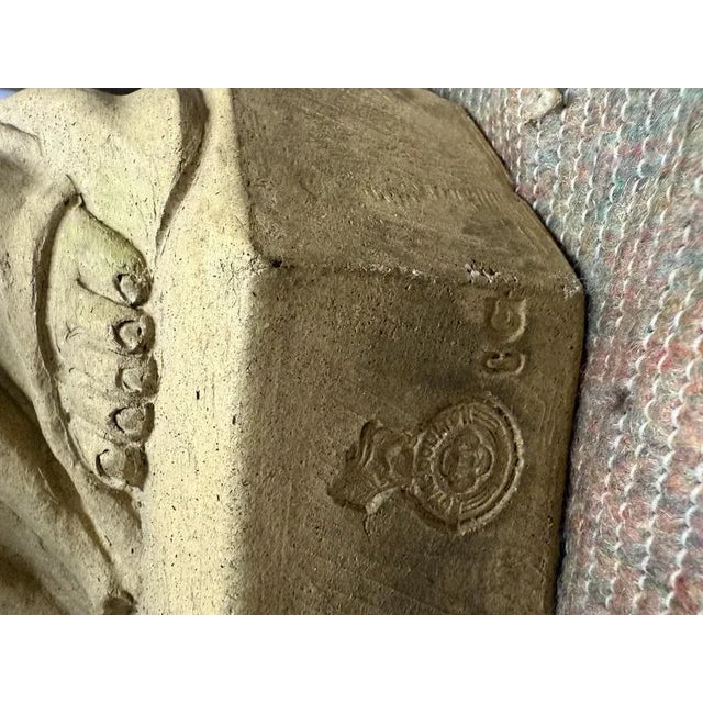 Ceramic Buff Terracotta Statue from Royal Doulton, 1930 For Sale - Image 7 of 8