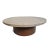 Farmhouse Vintage Round Elm & Iron Coffee Table For Sale - Image 3 of 8