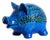 Large Rimini Blu Ceramic Pig Money Box by Aldo Londi for Bitossi Italy, 1960s For Sale