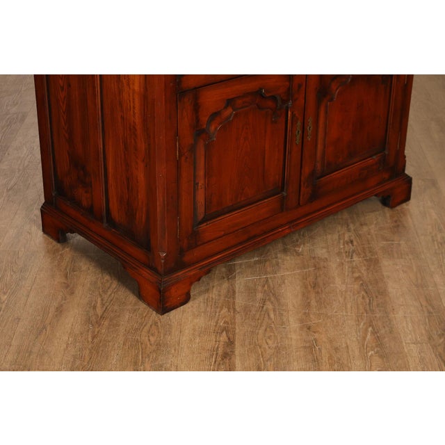 English Reproduction Georgian Style Linen Press Cabinet For Sale - Image 12 of 18