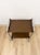 Mid Century Chrome and Wood Laminate Bar Cart, Rolling Serving Cart For Sale In Tampa - Image 6 of 7