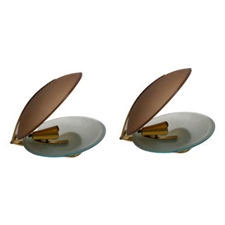 Vintage Table Lamps by Max Ingrand for Fontana Arte, 1950s, Set of 2 For Sale