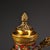 1980s Gilt Bronze & Cloisonné Dragon Teapots / Ewers - Turquoise Enamel - a Pair For Sale - Image 4 of 10