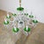 Ceramic 1960s Italian Vintage Porcelain Basket Chandelier For Sale - Image 7 of 15