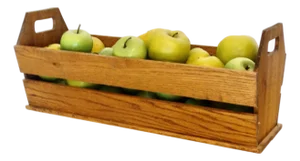 Amish Farmhouse Apple Box With Apples