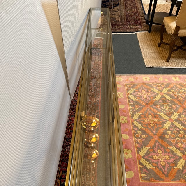 Metal Mitchell Gold + Bob Williams Vienna Low Bookcase, Large For Sale - Image 7 of 12