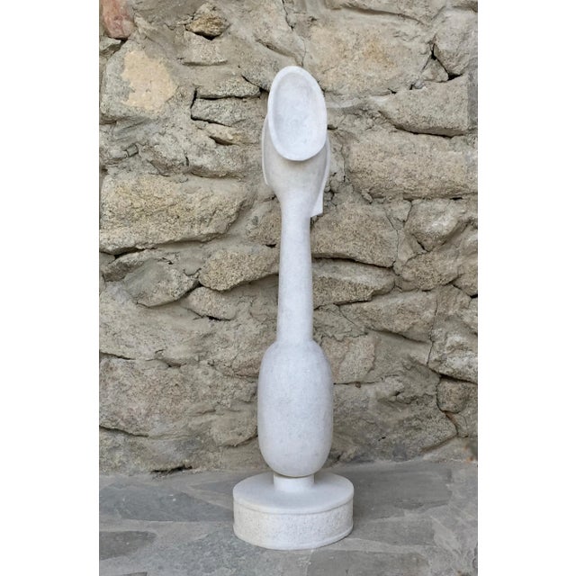 Contemporary Hand Carved Marble Sculpture by Tom Von Kaenel For Sale - Image 3 of 7