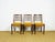 An elegant set of vintage chairs in a Scandinavian design, combining simplicity and refinement. The frames are made of...