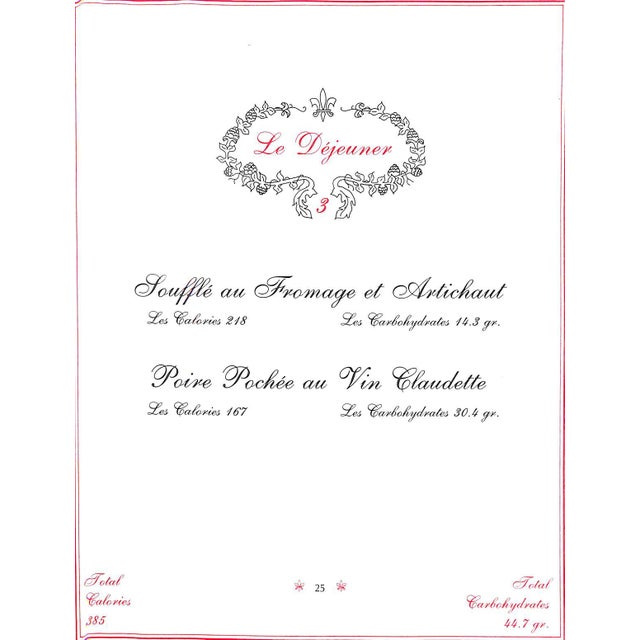 Traditional "Gourmet Minceur: A Week of Slimming Cuisine" 1977 Cox, Beverly For Sale - Image 3 of 10