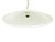 Clear & white Murano glass pendant mod. Melania, designed by Renato Toso in the 1970s and manufactured by Leucos. The...