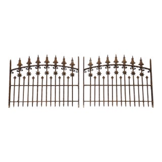 Pair of Antique Wrought-Iron Garden Gates For Sale