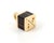 The Louis Vuitton Brown Cube Bag 18k Yellow Gold Charm Pendant is a luxurious and stylish accessory that features a...