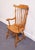 Ethan Allen Ethan Allen Heirloom Nutmeg Maple Colonial Early American Fiddleback Duxbury Dining Arm Chair 10-6072a For Sale - Image 4 of 10