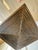 Mid-Century Modern Vintage Dark-Stained Pencil-Reed Rattan Pedestal / Plant Stand / Drink Table For Sale - Image 3 of 9