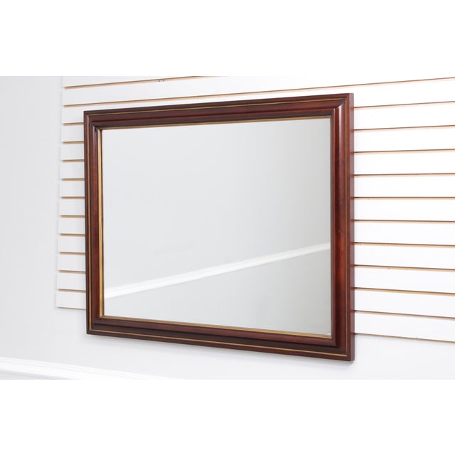 Statton New Market Cherry 10 Drawer Dresser W. Mirror For Sale - Image 11 of 18