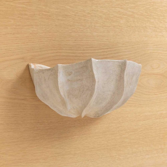 Contemporary Thala Sculptural Ceramic Sconce For Sale - Image 3 of 9