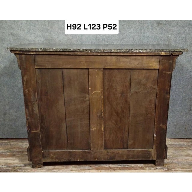 Antique Parisian Louis Philippe Mahogany Commode, 1800s For Sale - Image 6 of 9