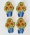 A charming way to set your table! These darling needlepoint pockets feature potted sunflowers and they hold your flatware...