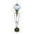 Vintage Italian Green Enamel Floor Lamp For Sale