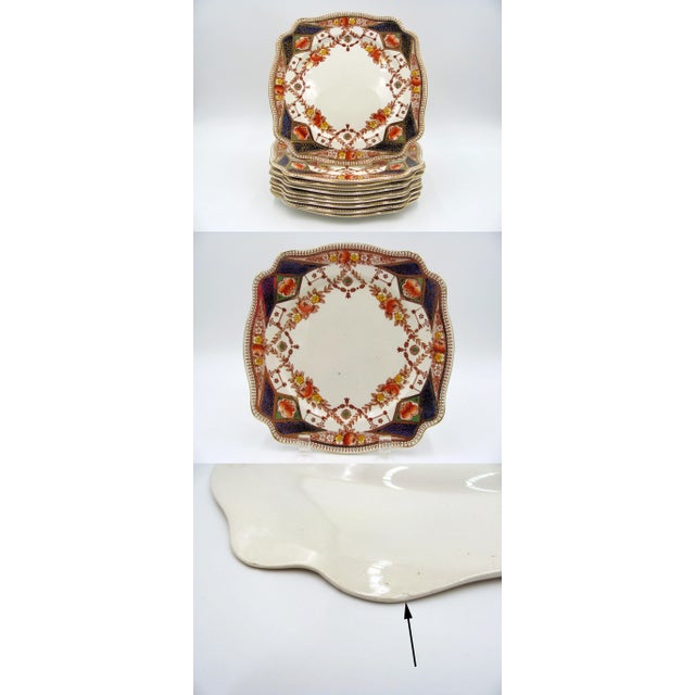 Art Deco 1930s Royal Staffordshire Aj Wilkinson Newport Stafford Square Service for 10 Dinnerware - 70 Piece Set For Sale - Image 3 of 13